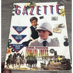 Pro Set Gazette The Young Indiana Jones Chronicles Cover Magazines Feb 1992